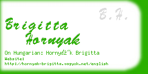 brigitta hornyak business card